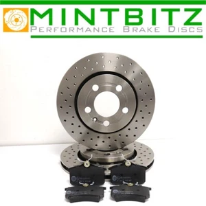Discos y pastillas de freno traseros perforados Audi TT 1.8T Quattro 225 CV 99-05 - Imagen 1 de 7