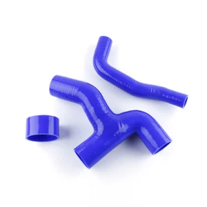 Fit Subaru WRX GDB VER 7-9 2000-2006 01 02 Intercooler Turbo Silicone Hose Blue - Foto 1 di 9