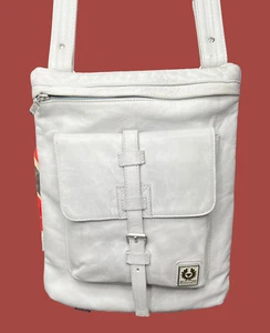 Bolso Bandolera Belstaff Mensajero de Cuero Mensajero de Velocidad Estilo Motociclista Nuevo con Etiquetas - Imagen 1 de 2