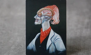 Llanowar Gentlemen III, Altered Satirical Fan Art MTG - Picture 1 of 3