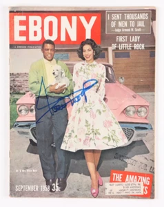 Willie Mays Signed 1958 "Ebony" Magazine (JSA) - Picture 1 of 5