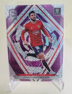 2020/21 CHRONICLES JONATHAN CALLERI SPECTRA PURPLE MOJO PRIZM #9 OSASUNA - Image 1 of 2