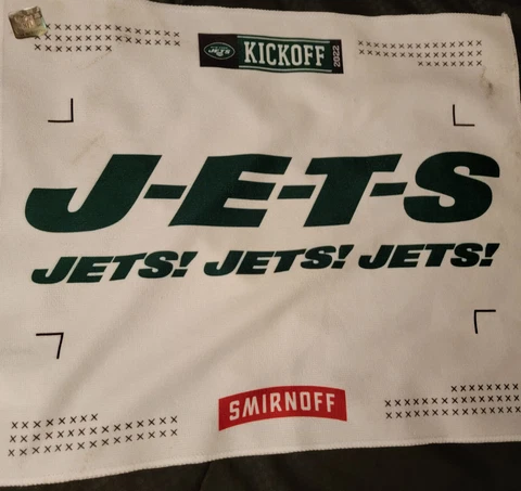 NY Jets 2022 9/11/22 Baltimore Ravens MetLife Rally Towel Cover