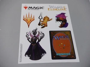 Adesivo promozionale Wilds of Eldraine foglio Magic the Gathering nuovo GM6337 - Foto 1 di 1