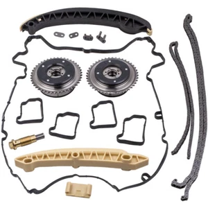 Timing Chain Kit+Camshaft Adjuster For Mercedes M271 C180 C200 E200 Kompressor - Picture 1 of 8