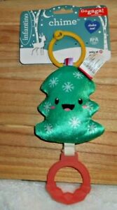 INFANTINO CHRISTMAS TREE RATTLE TEETHER CAR SEAT OR STROLLER TOY NEW