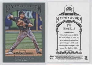 2011 Topps Gypsy Queen Framed Green Troy Tulowitzki #8