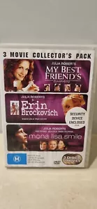 MY BEST FRIENDS WEDDING / ERIN BROCKOVICH / MONA LISA SMILE (3-DISC) FREE POST - Picture 1 of 5