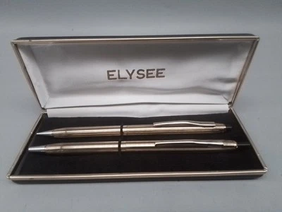 Elysee Kugelschreiber/Bleistift Set,Goldfarbig mit schwarzem Etui - Bild 1 von 4