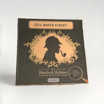 221B Baker Street The Sherlock Holmes Master Detective Game  By Gibson's NEW  - Image 1 of 3