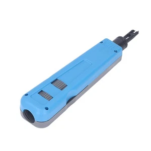 Wire Punches Adjustable Durable Punch Down Tool Steel Blade Wide Use With Hook - Afbeelding 1 van 12