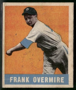 1948-49 Leaf #17 Frank Overmire VG/VG-EX - Picture 1 of 2
