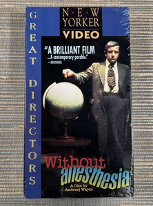 Vtg Without Anesthesia Sealed VHS 1995 Andrzej Wajda Polish English Subtitles - Picture 1 of 3