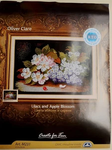 Counted Cross Stitch Kit by RTO - Lilacs And Apple Blossom - Picture 1 of 3