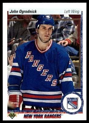 1990-91 Upper Deck John Ogrodnick New York Rangers #258 - Image 1 of 2