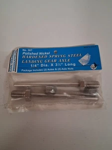 Hardened Spring Steel R/C Landing Gear Axle Shaft 1/4x3 1/2" No 307 - Picture 1 of 3
