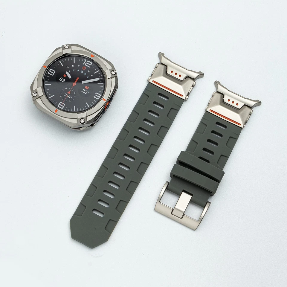 Correa de Silicona + Funda de Metal para Reloj Samsung Galaxy Ultra 2025/Correa Ultra 47mm Foto 1 de 4