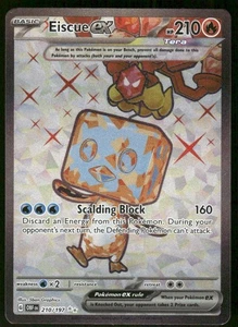 Pokemon Tcg Eiscue ex #210 Pokemon Obsidian Flames NM - Picture 1 of 2