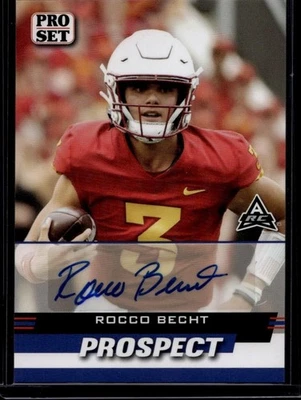 2022 Pro Set Sports #PSP-RB1 Rocco Becht Prospect Autographs - Image 1 of 2