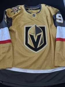 Adidas NHL Las Vegas Golden Knights Jack Eichel Jersey Gold Men Sz 46 New H60109 - Picture 1 of 4