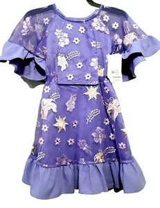 Disney Princess Rapunzel Dress/Costume Girl's 4/6 Disney Tag New with Tags - Picture 1 of 12