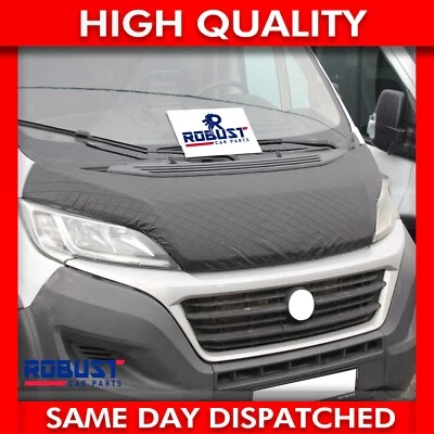 ROBUST CAR PARTS FOR PEUGEOT BOXER FIAT DUCATO BONNET BRA COVER PROTECTOR GUARD (2014+ONWARDS)