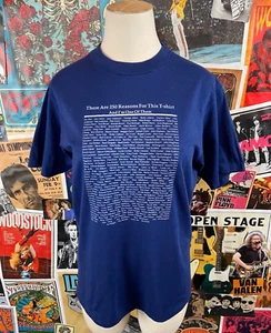 Vintage 80s There are 250 Reasons for This T-Shirt Graduation Hanes Combed Tee - Picture 1 of 8
