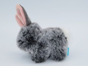 Manhattan Toy Gray Bunny Rabbit Mini Pink Plush Soft Toy Stuffed Animal 4" Soft