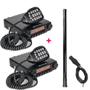 Retevis RA87 GMRS 40W 30CH Mobile Car Radio Repeater *2+MR300 GMRS Car Antenna - Zdjęcie 1 z 9