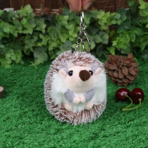 key holder plush Hedgehog Keychains Nice Gifts Keyrings Keys Bottle Opener - Picture 1 of 6