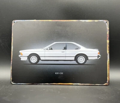 Garage Tag with BMW 635 CSI Foto 1 de 2