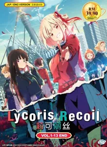 DVD ANIME Lycoris Recoil *English Version* (Vol.1-13 End) Free Shipping - Imagen 1 de 3
