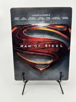 Man of Steel (Blu-Ray, DVD) 3 Disc STEELBOOK Superman - Image 1 of 4
