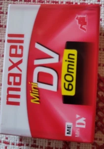 Lot of 2 Maxwell Mini DV 60 min Tapes New Sealed DVM60SE - Picture 1 of 2