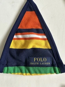 NWT Polo Ralph Lauren Multicolored Orange Pony Bikini Top & Bottom Swimsuit SM - Picture 1 of 8
