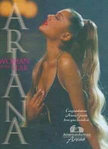 ARIANA GRANDE Billboard Magazine ad for 2018 WOMAN of the YEAR Photo print ad - Picture 1 of 1