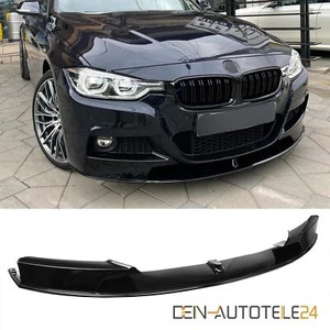 ALERÓN DELANTERO LABIO DEL ALERÓN ADECUADO PARA BMW SERIE 3 F30 F31 M PAQUETE NEGRO BRILLANTE - Imagen 1 de 6