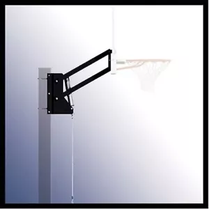 Spalding U-Turn Basketball Reifenliftsystem Halterung Sport verstellbar schwarz Neu - Bild 1 von 6