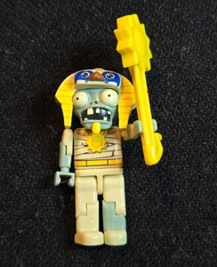 PVZ Ra Zombie Knex Minifigure, Plants Vs Zombies - Rare, Complete - Picture 1 of 4
