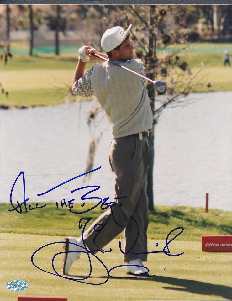 Foto autógrafa firmada por Jesper Parnevik (blanco) 8x10 recuerdos montados automáticamente Foto 1 de 1
