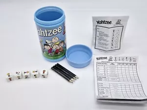 Hasbro Yahtzee Peanuts Baseball Collectors Edition Snoopy Charlie Brown Complete - Picture 1 of 11