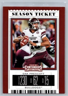 2019 Panini Contenders Draft Picks Collegiate #25 Dak Prescott - Image 1 of 2