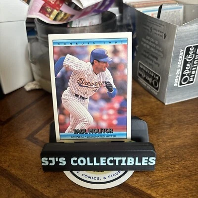 Paul Molitor #51 Donruss Error card no dot after inc mint new - Image 1 of 3