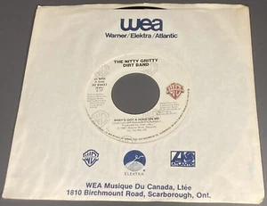 Nitty Gritty Dirt Band - Baby's Got A Hold On Me / Oleanna - 1987 WB Canada 7" - Picture 1 of 2