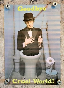 Vintage Original 1973 Eurodecor ~ Goodbye Cruel World Poster - Bild 1 von 3