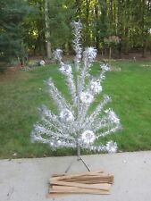 5 ft  Aluminum POM POM Christmas Tree Complete SUPER SHINE 31 branches 3A