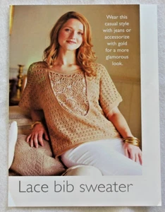 Crochet Lace Short Sleeved Sweater - Picture 1 of 3