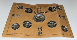 Shackmann Miniature doll house dishes on Card - Picture 1 of 2