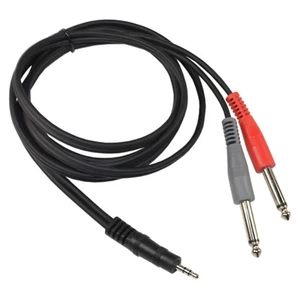 6 Fuß 1/8 TRS auf Dual 1/4 TS Kabel für Behringer BX4410A BX4210A, 1002B Mixer - Bild 1 von 6