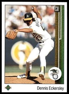 1989 Upper Deck #664 Dennis Eckersley [GOATCARDS] - Image 1 of 2